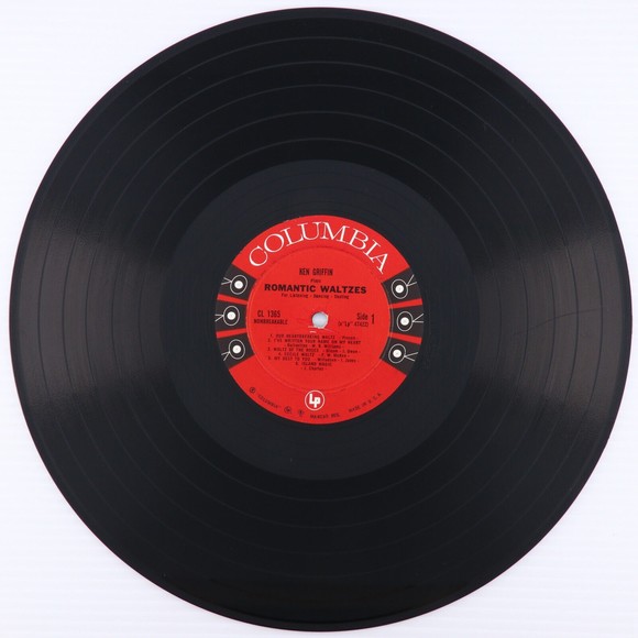 Ken Griffin Plays Romantic Waltzes For Listening, Dancing, Skating 12" LP Record - Picture 10 of 16